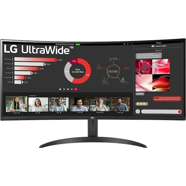 LG UltraWide 34in QHD 100Hz VA Curved Monitor