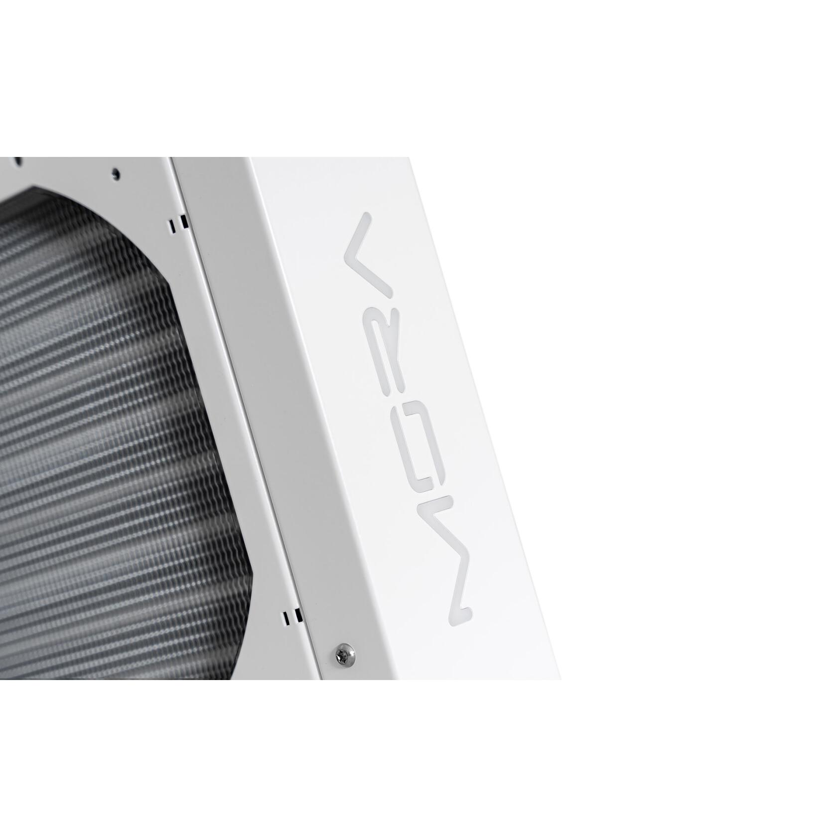A large main feature product image of Watercool MO-RA IV 600 High-Performance External Radiator (White)