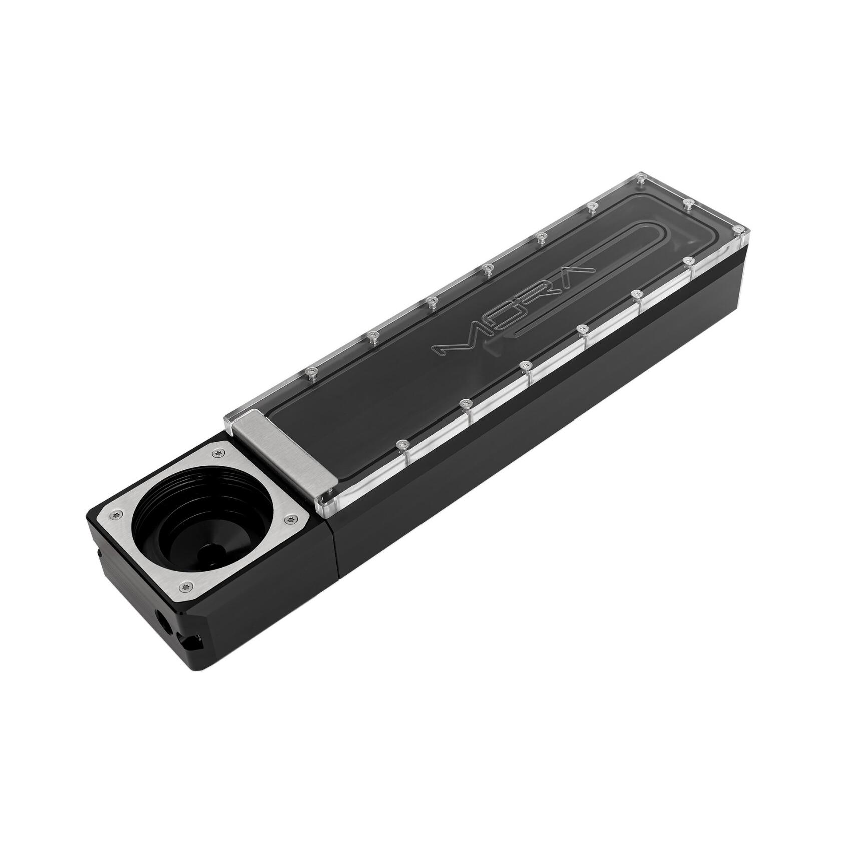 A large main feature product image of Watercool MO-RA IV Tank 275 D5 Pump/Reservoir Combo for External Radiator