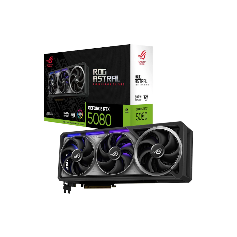 ASUS GeForce RTX 5080 ROG Astral 16GB GDDR7