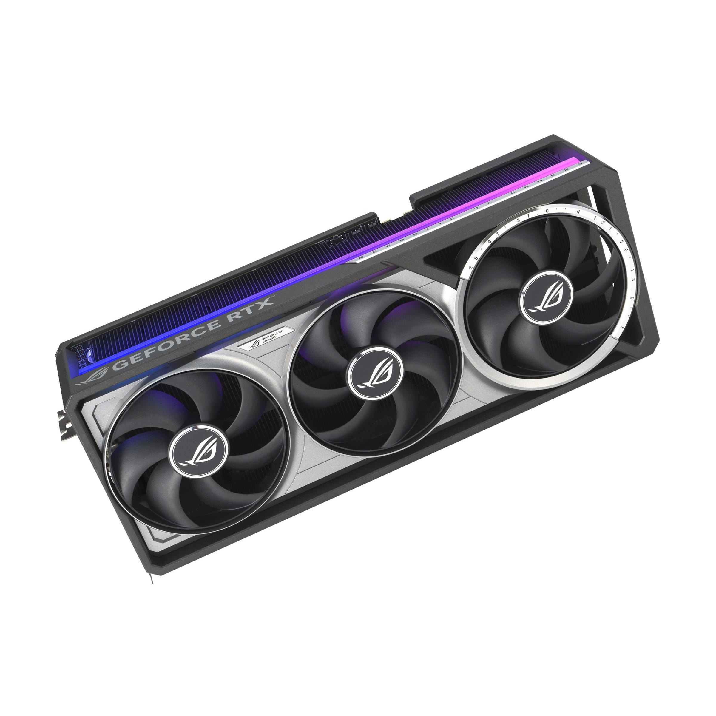 A large main feature product image of ASUS GeForce RTX 5080 ROG Astral 16GB GDDR7