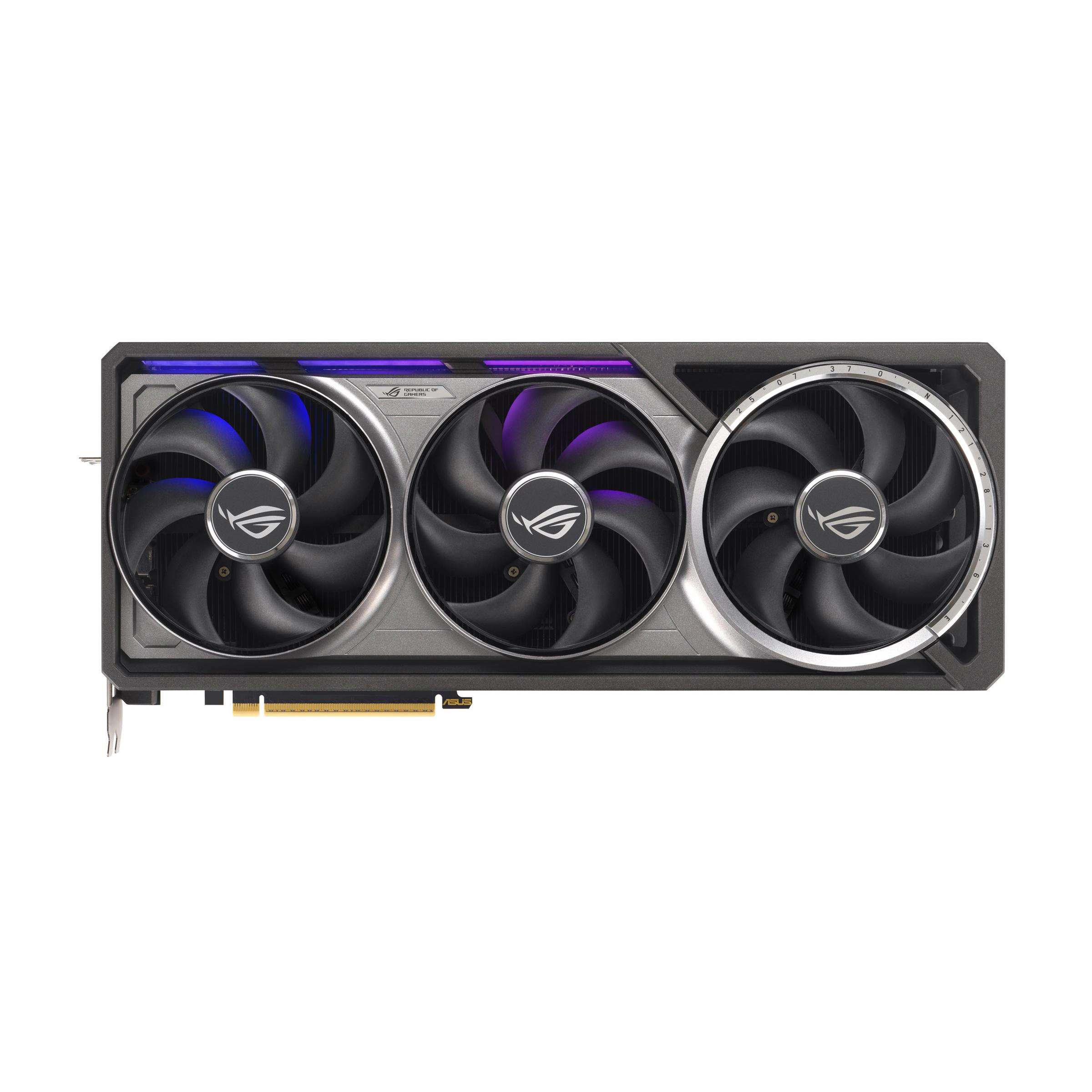A large main feature product image of ASUS GeForce RTX 5080 ROG Astral 16GB GDDR7