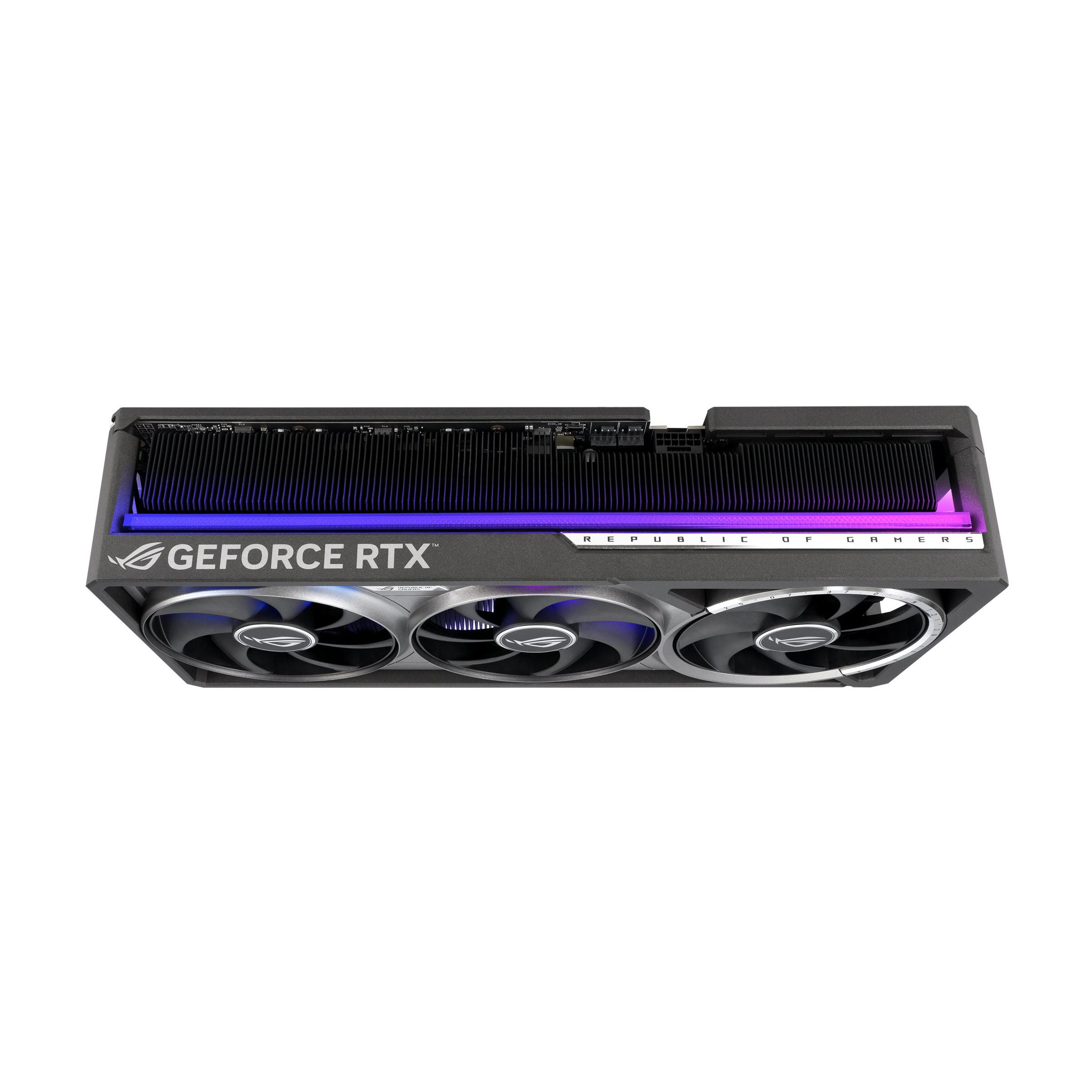 A large main feature product image of ASUS GeForce RTX 5080 ROG Astral 16GB GDDR7