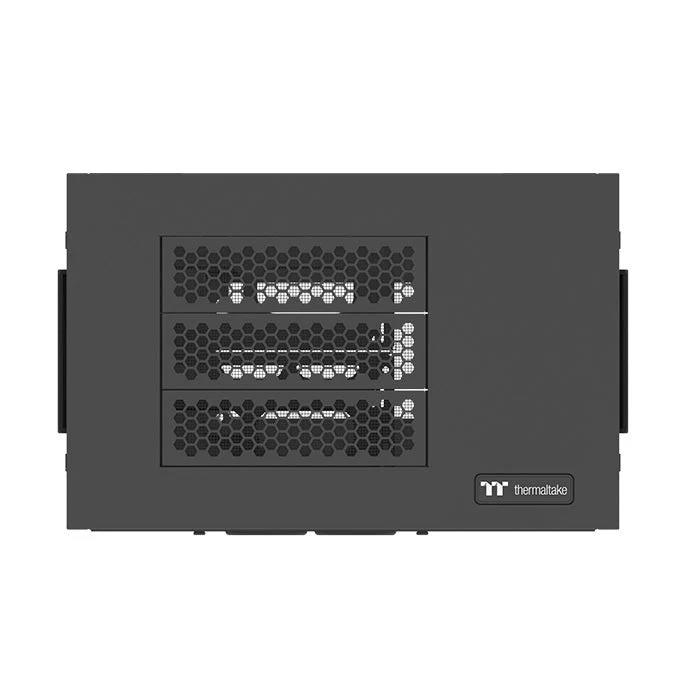 A large main feature product image of Thermaltake AX100 Pedestal Case Black Edition (For AX700 / AX700 TG)