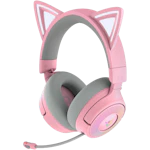 A small tile product image of Razer Kraken Kitty V3 Pro - Wireless RGB Gaming Headset (Quartz Pink)