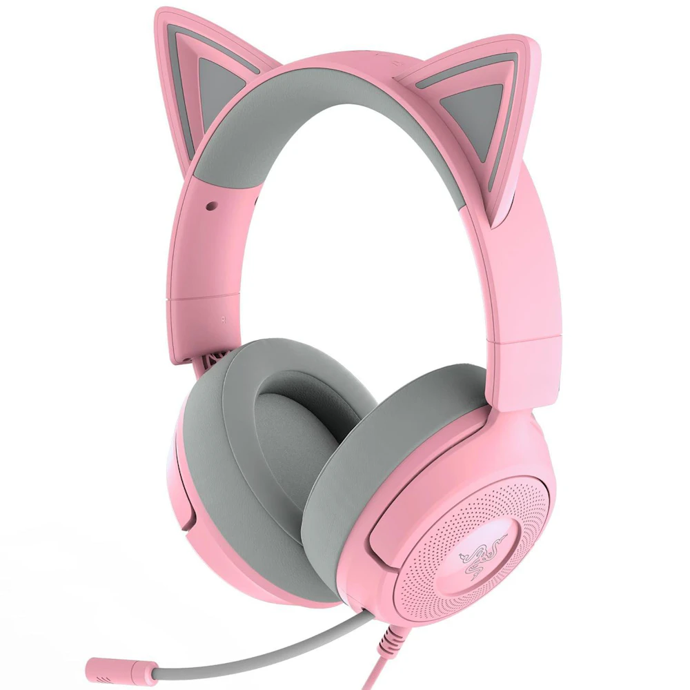 Razer Kraken Kitty V3 X - Wired RGB Gaming Headset (Quartz Pink)