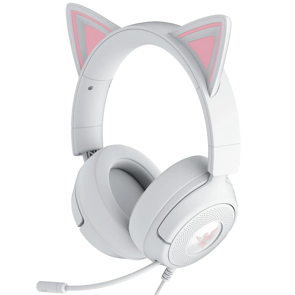 Razer Kraken Kitty V3 X - Wired RGB Gaming Headset (White)