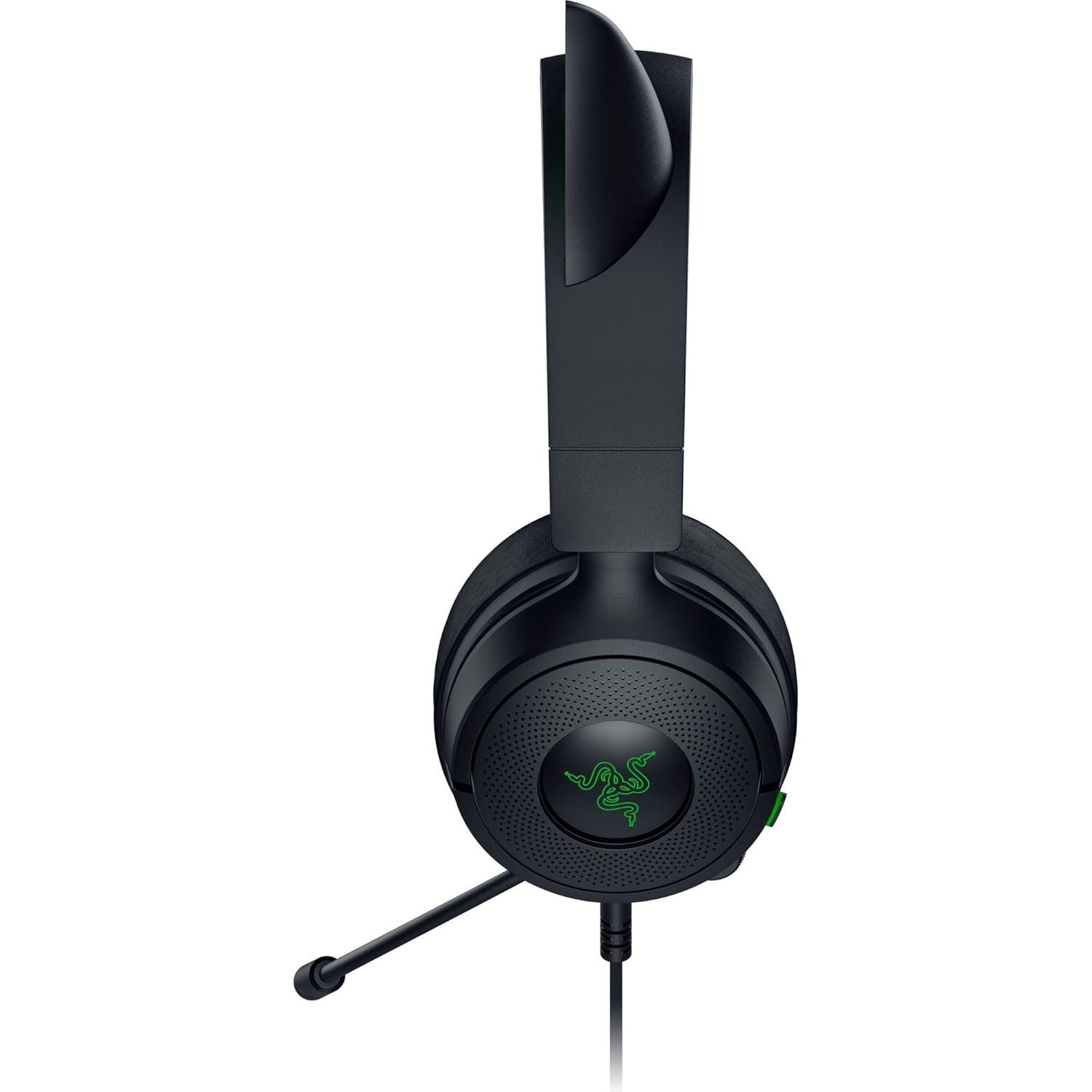 A large main feature product image of Razer Kraken Kitty V3 X - Wired RGB Gaming Headset (Black)