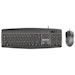 A product image of Fantech KM-100 Office PC Wired Keyboard + Mouse Combo Set