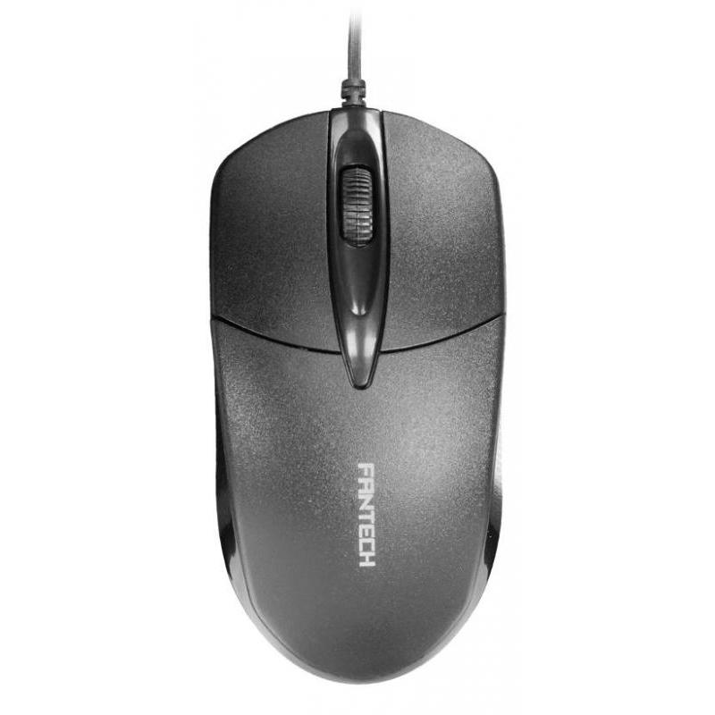 A large main feature product image of Fantech KM-100 Office PC Wired Keyboard + Mouse Combo Set