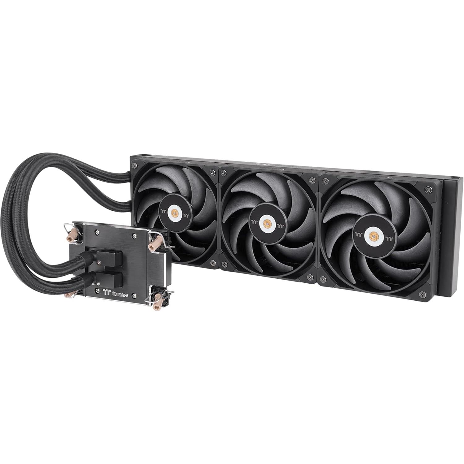 A large main feature product image of Thermaltake AW 420 AIO Liquid CPU Cooler (For AMD sTR5/SP6)