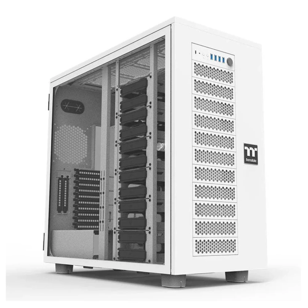 Thermaltake AX700 Tempered Glass XL-ATX Super Tower Case Snow Edition