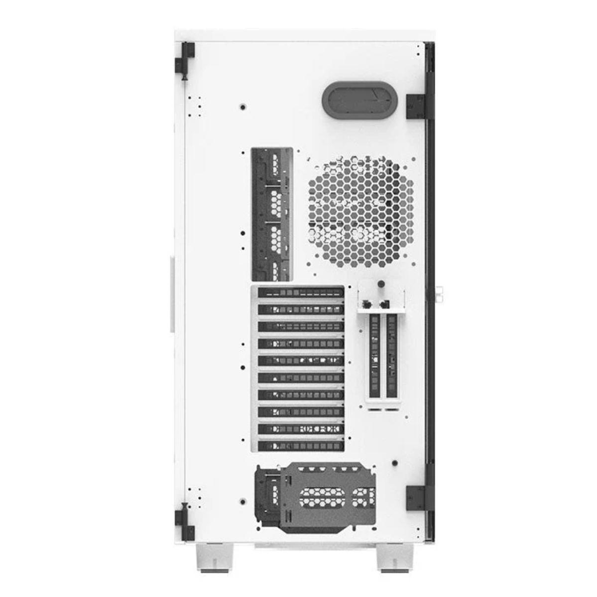 A large main feature product image of Thermaltake AX700 Tempered Glass XL-ATX Super Tower Case Snow Edition
