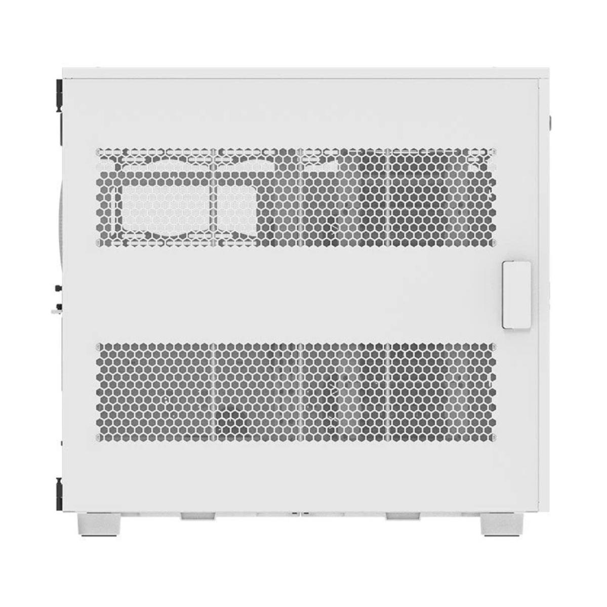 A large main feature product image of Thermaltake AX700 XL-ATX Super Tower Case Snow Edition