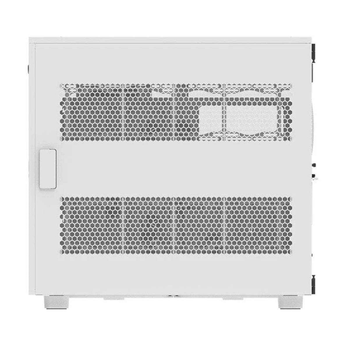 A large main feature product image of Thermaltake AX700 XL-ATX Super Tower Case Snow Edition