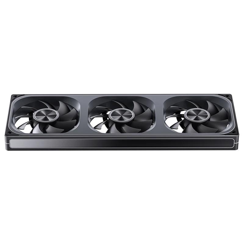 A large main feature product image of Jonsbo ZA-360 ARGB 120x360mm PWM Reverse Blade Triple Fan Module (Black)