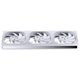 A small tile product image of Jonsbo ZA-360 ARGB 120x360mm PWM Reverse Blade Triple Fan Module (White)