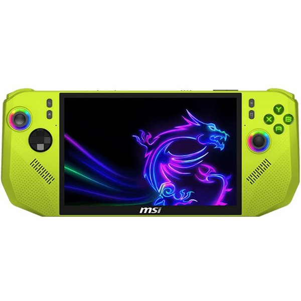 MSI Claw A8 (BZ2EM) - 8" 120Hz, Ryzen Z2 Extreme, 24GB/1TB - Win 11 Gaming Handheld (Neon Green)
