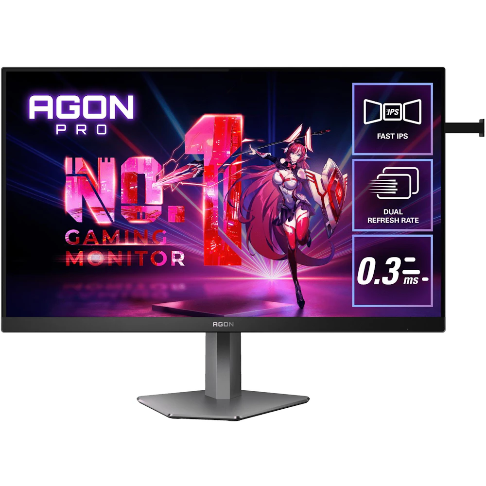 AOC AGON Pro AG276UZ - 27" 1080p 480Hz / 4K 2160p 240Hz 0.3ms Dual-Mode Fast IPS Monitor