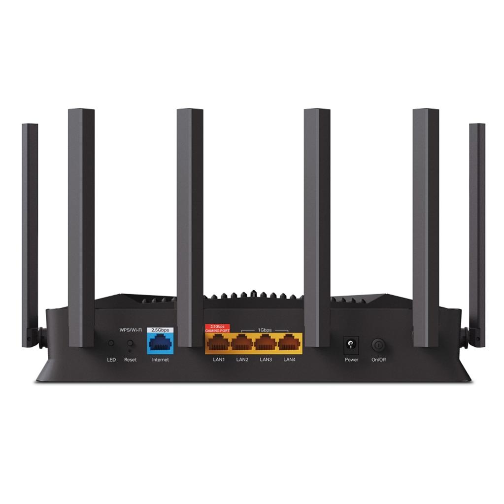 A large main feature product image of TP-Link Archer GE400 - BE6500 Wi-Fi 7 Gaming Router