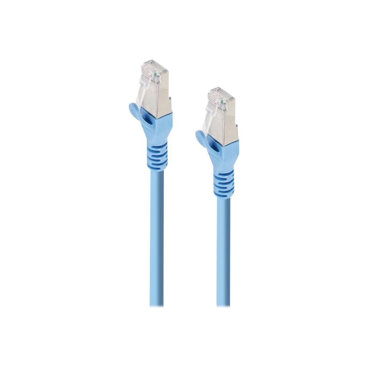 A large main feature product image of ALOGIC 1.5m Blue 10GbE Shielded CAT6A LSZH Network Cable