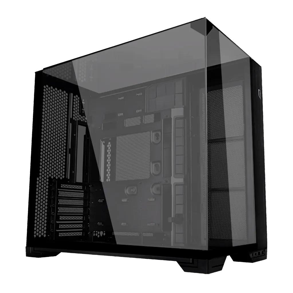 A large main feature product image of Lian Li O11 Vision Compact - Mid Tower ATX Case (Black)