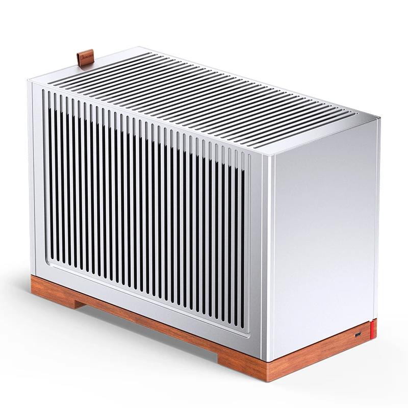 A large main feature product image of Jonsbo T9 SFF 11.3L Mini-ITX Case (Silver)