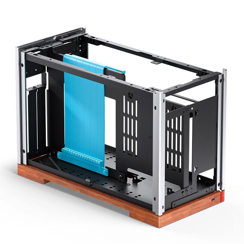 A large main feature product image of Jonsbo T9 SFF 11.3L Mini-ITX Case (Silver)