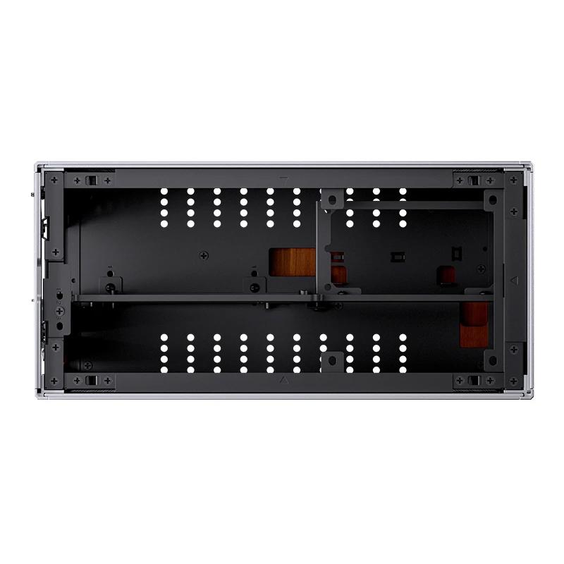 A large main feature product image of Jonsbo T9 SFF 11.3L Mini-ITX Case (Silver)