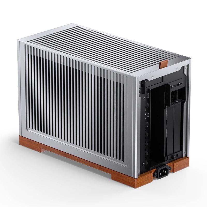 A large main feature product image of Jonsbo T9 SFF 11.3L Mini-ITX Case (Silver)