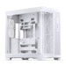A product image of Jonsbo TK-4 Mid Tower Dual-Chamber Case (White)