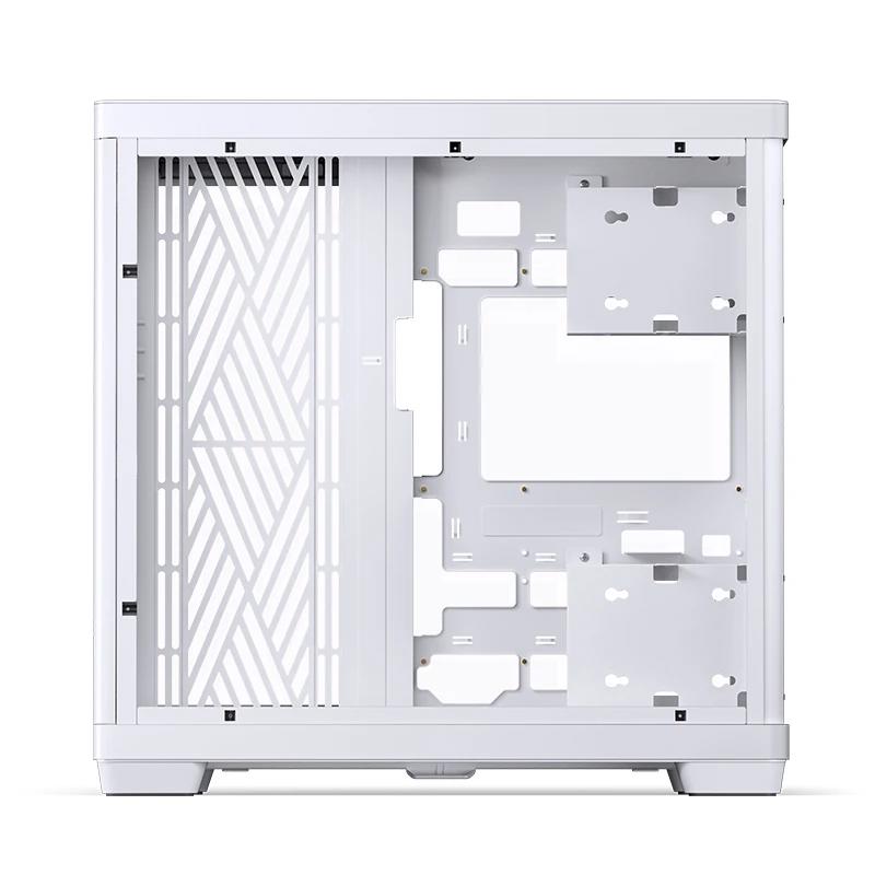 A large main feature product image of Jonsbo TK-4 Mid Tower Dual-Chamber Case (White)