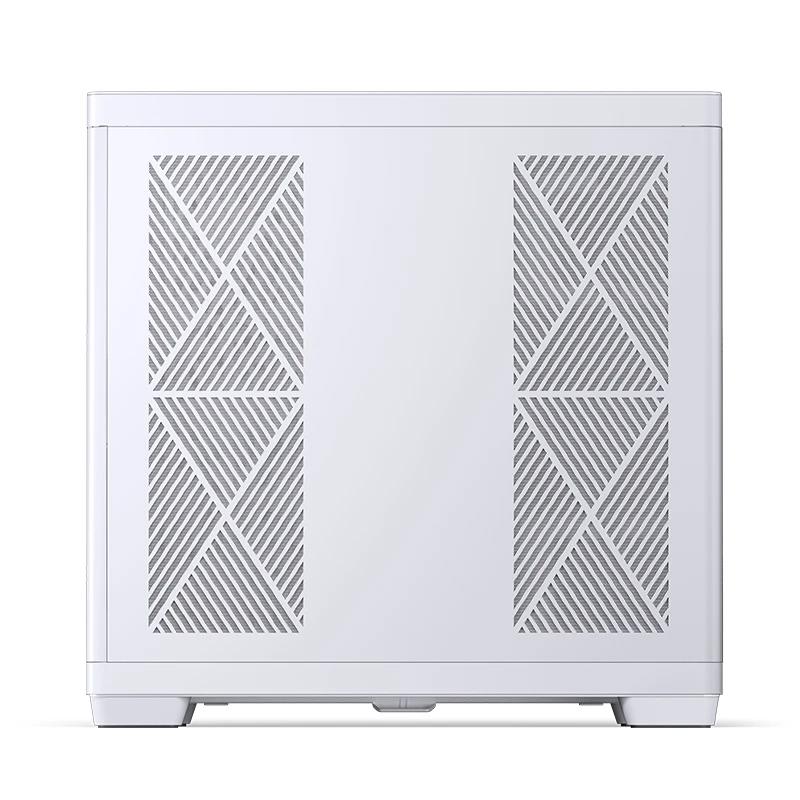 A large main feature product image of Jonsbo TK-4 Mid Tower Dual-Chamber Case (White)