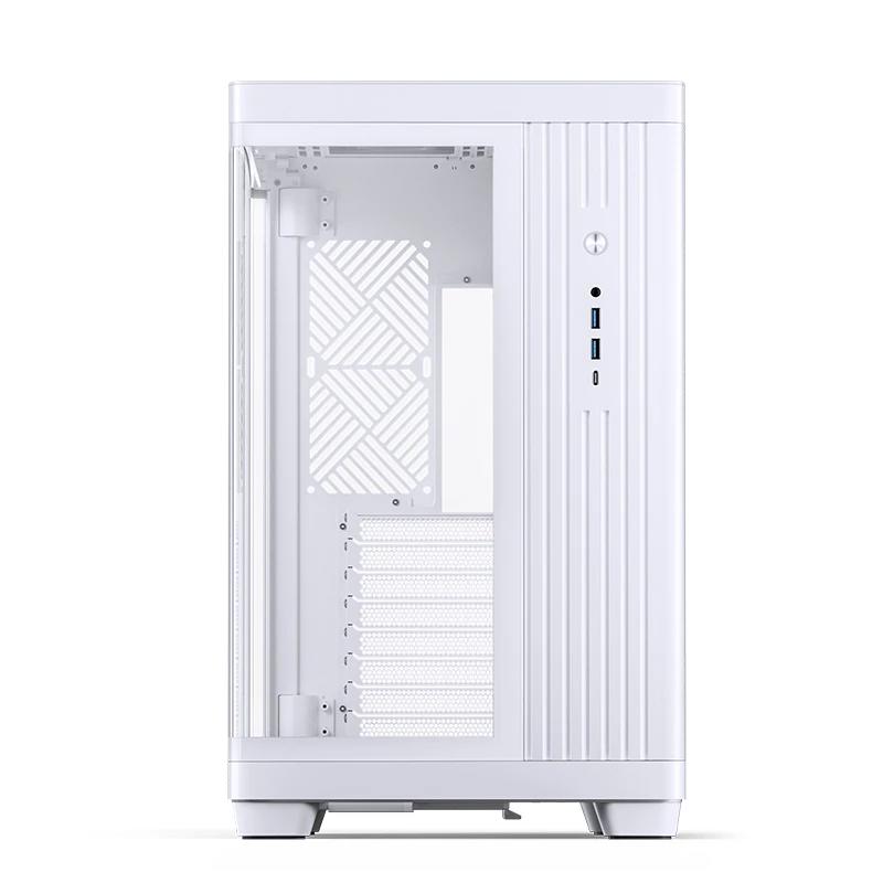 A large main feature product image of Jonsbo TK-4 Mid Tower Dual-Chamber Case (White)