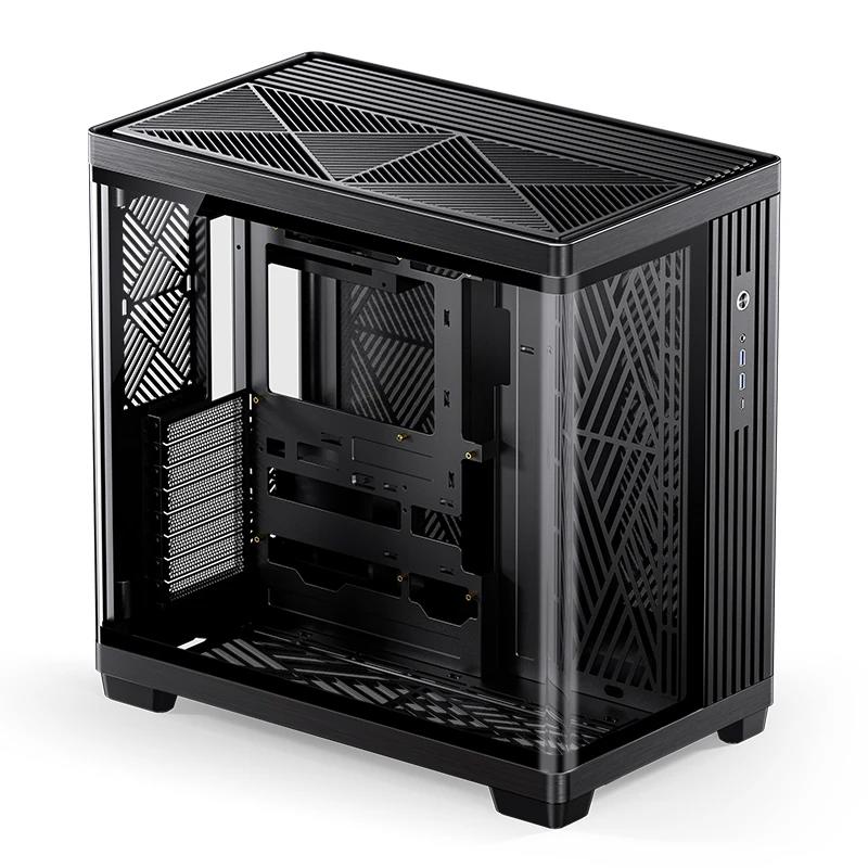 A large main feature product image of Jonsbo TK-4 Mid Tower Dual-Chamber Case (Black)