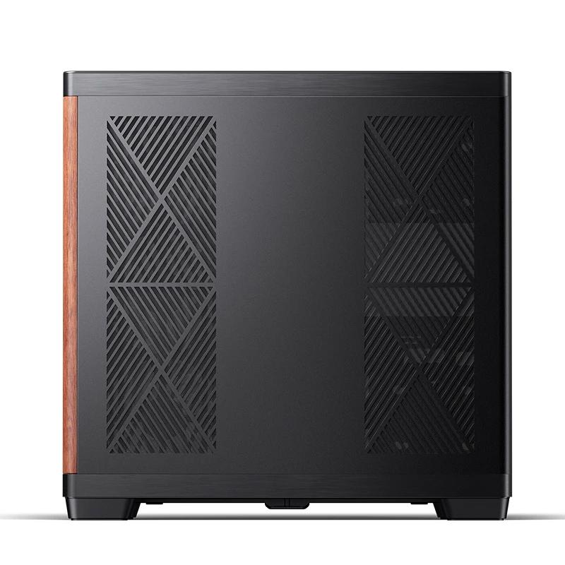 A large main feature product image of Jonsbo TK-4 Wood Mid Tower Dual-Chamber Case (Black)