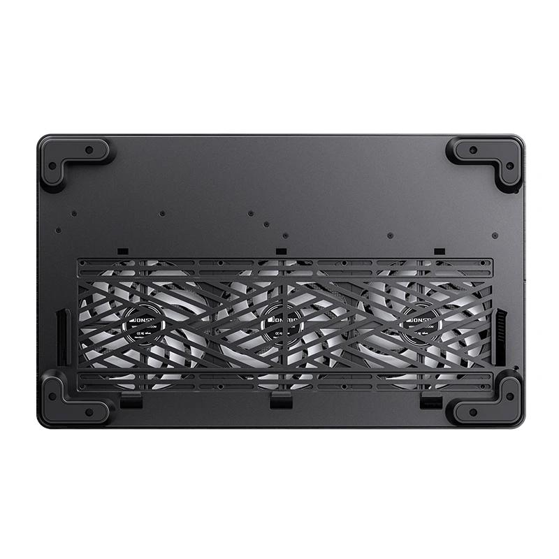 A large main feature product image of Jonsbo TK-4 Wood Mid Tower Dual-Chamber Case (Black)