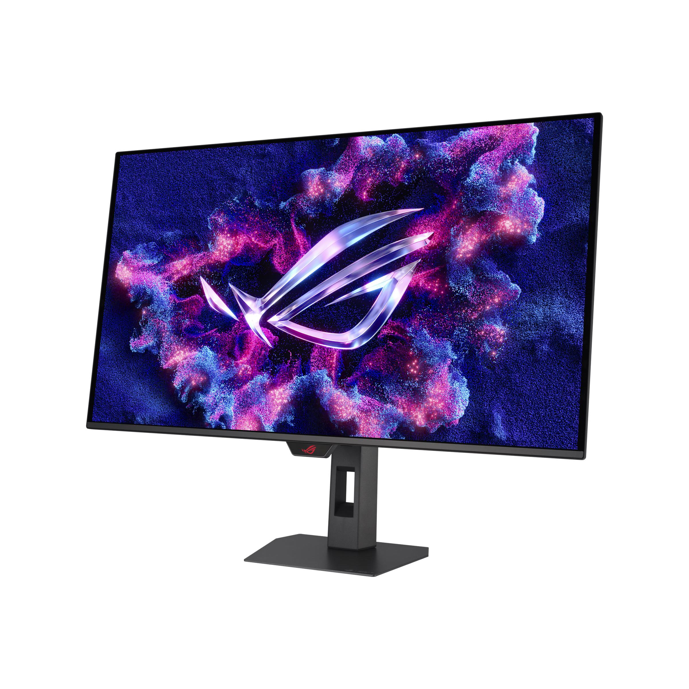 A large main feature product image of ASUS ROG Strix XG32UCDS 32" 4K 165Hz QD-OLED Monitor
