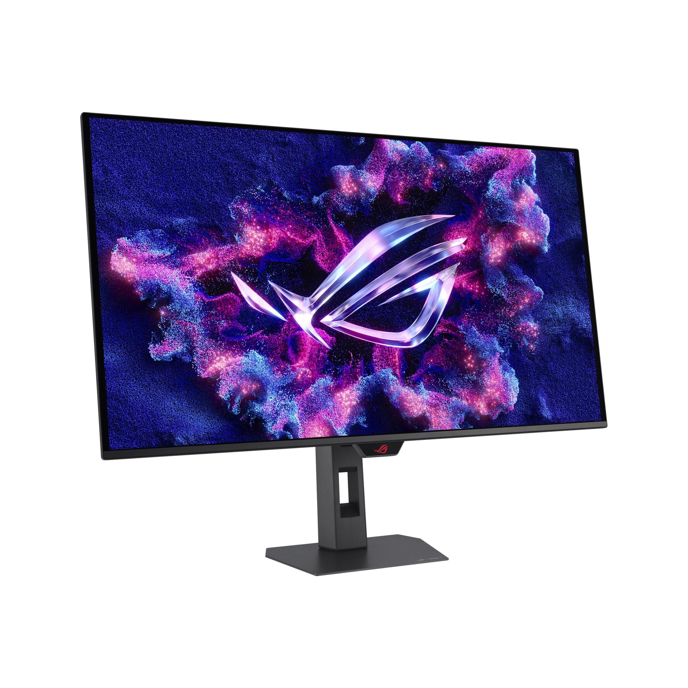 A large main feature product image of ASUS ROG Strix XG32UCDS 32" 4K 165Hz QD-OLED Monitor