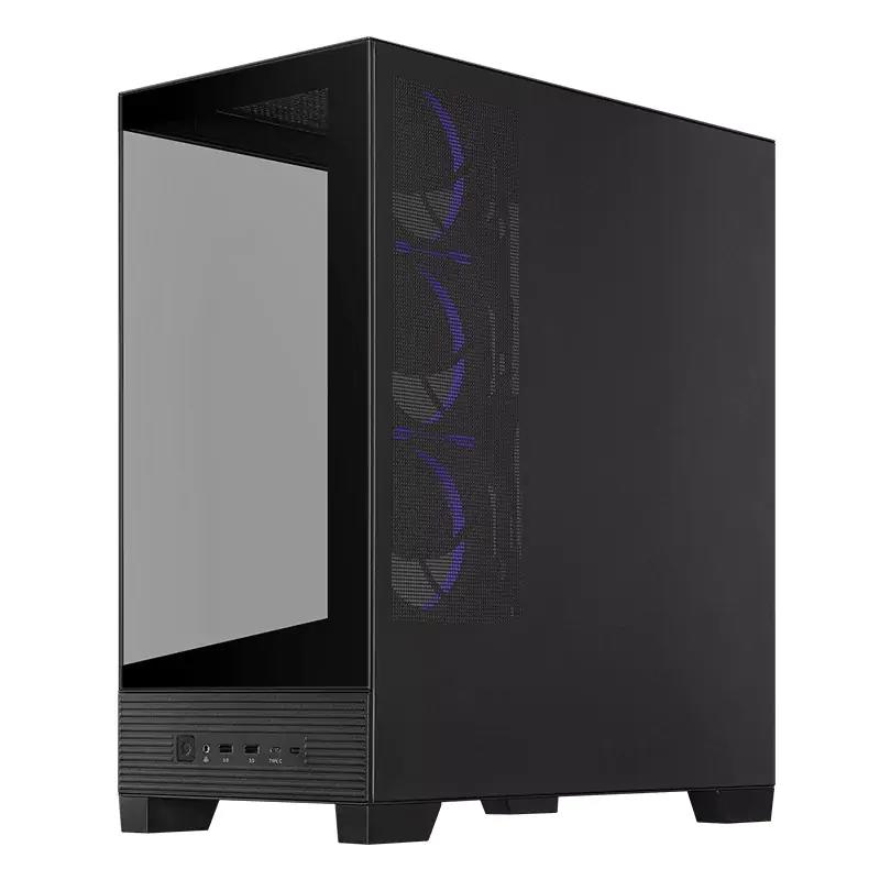 A large main feature product image of ASUS A31 PLUS ARGB Mid Tower Case - Black