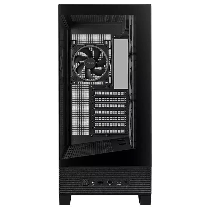A large main feature product image of ASUS A31 PLUS ARGB Mid Tower Case - Black