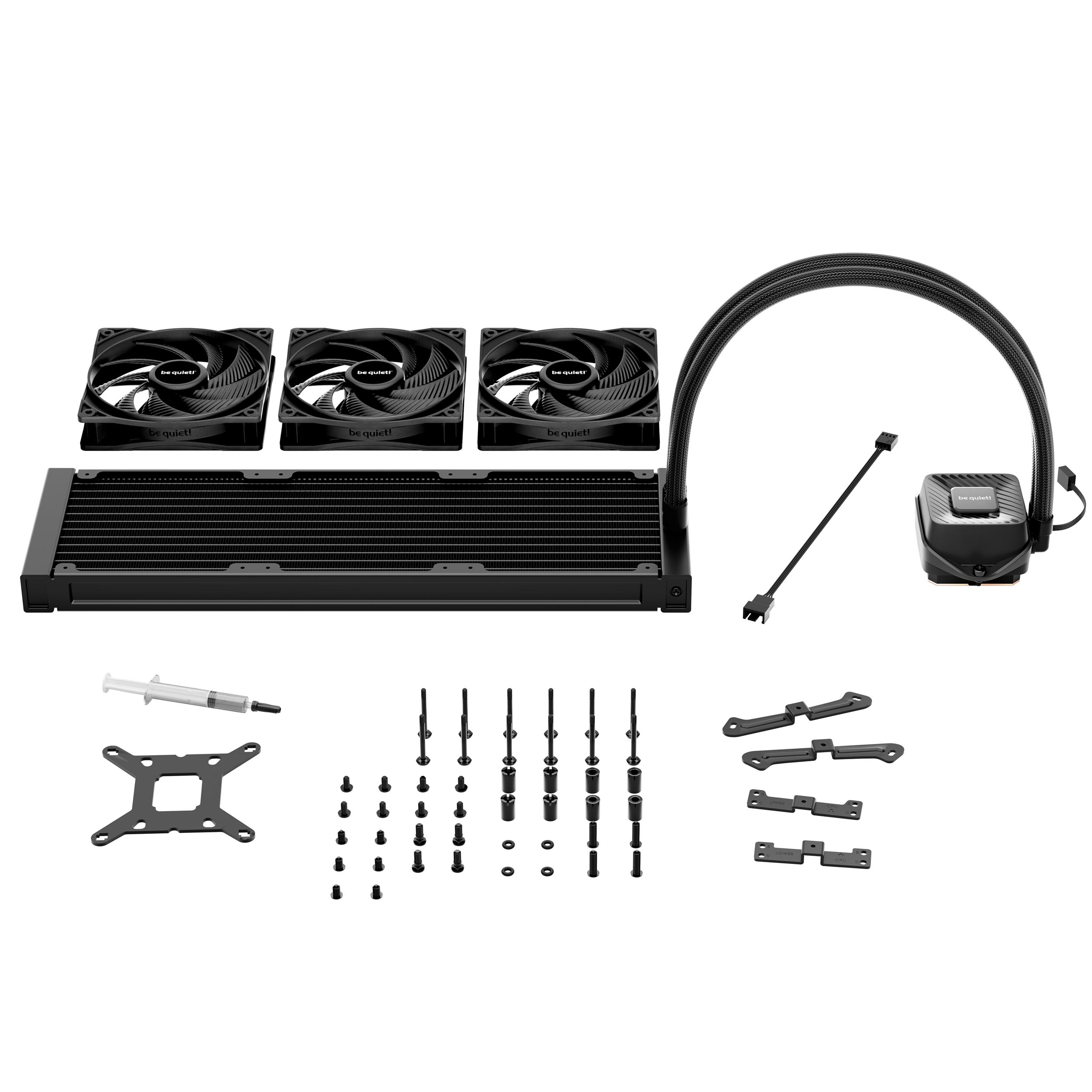 A large main feature product image of be quiet! PURE LOOP 3 360mm AIO Liquid CPU Cooler