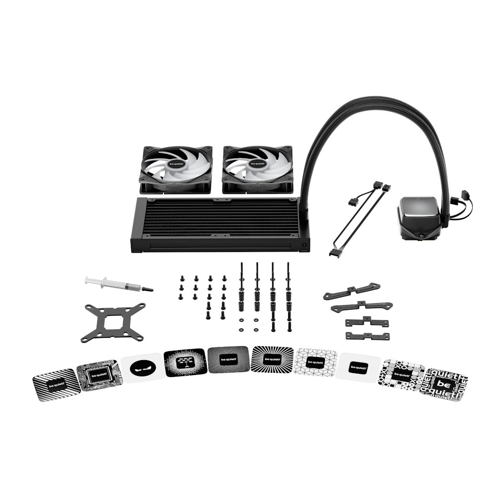 A large main feature product image of be quiet! PURE LOOP 3 LX 240mm ARGB AIO Liquid CPU Cooler