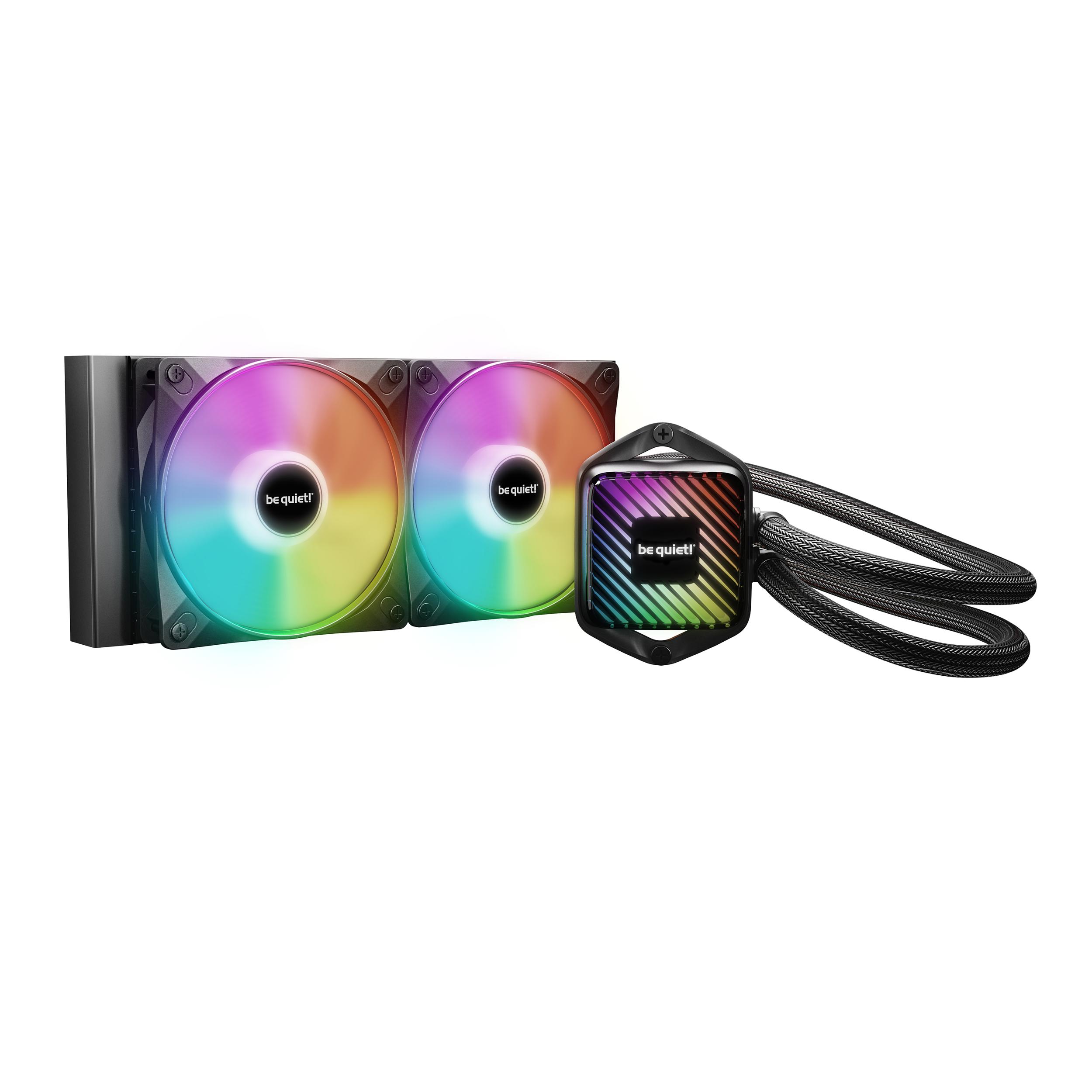A large main feature product image of be quiet! PURE LOOP 3 LX 240mm ARGB AIO Liquid CPU Cooler