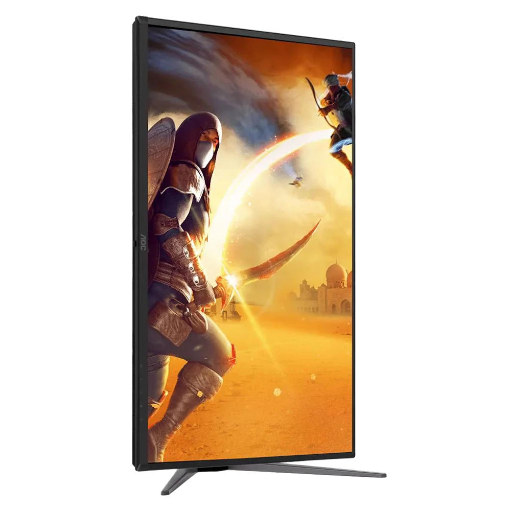 A large main feature product image of AOC Gaming Q27G4ZD QD-OLED - 27" 1440p 280Hz 0.03ms Monitor