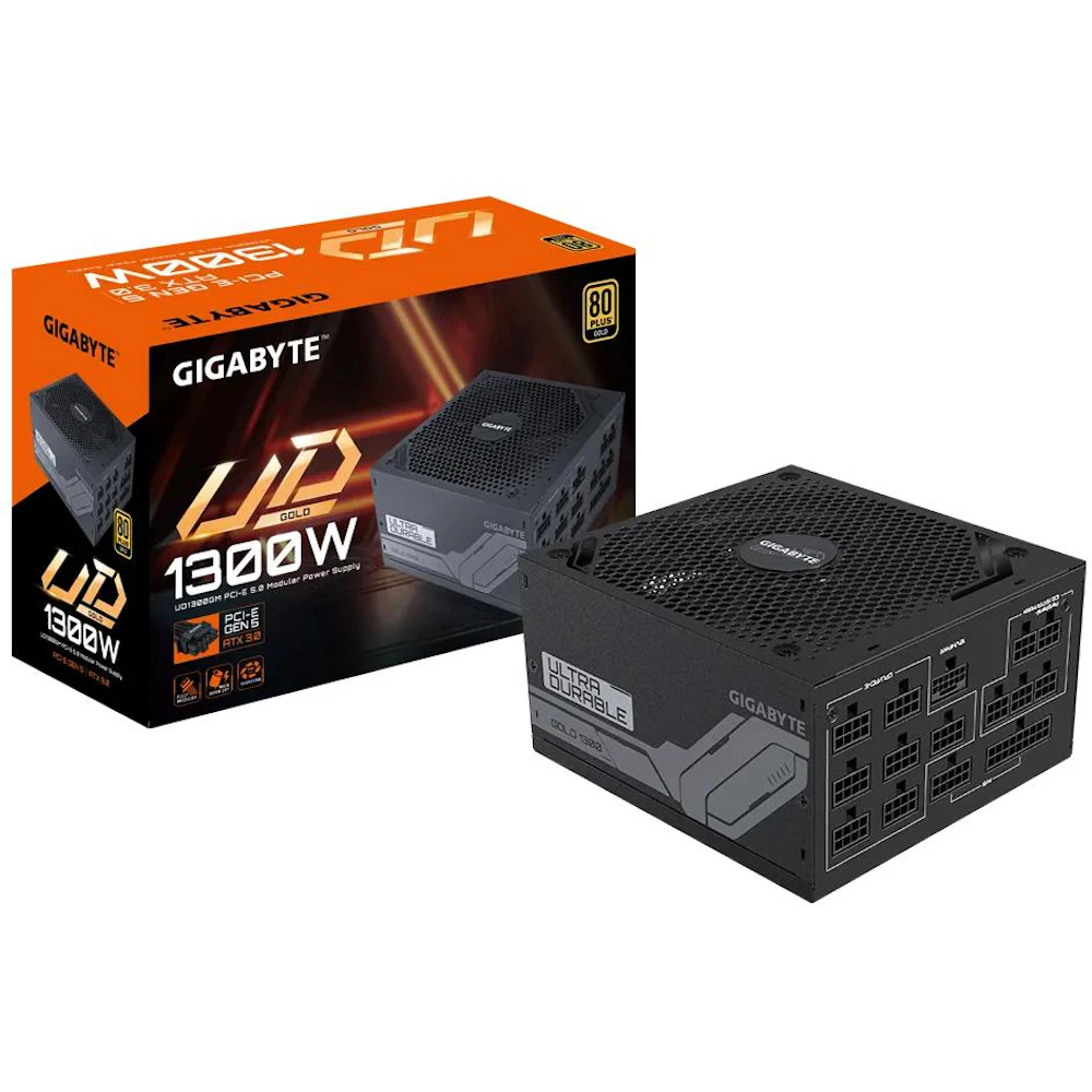 Gigabyte UD1300GM PG5 1300W Gold PCIe 5.0 ATX 3.0 Modular 15A PSU