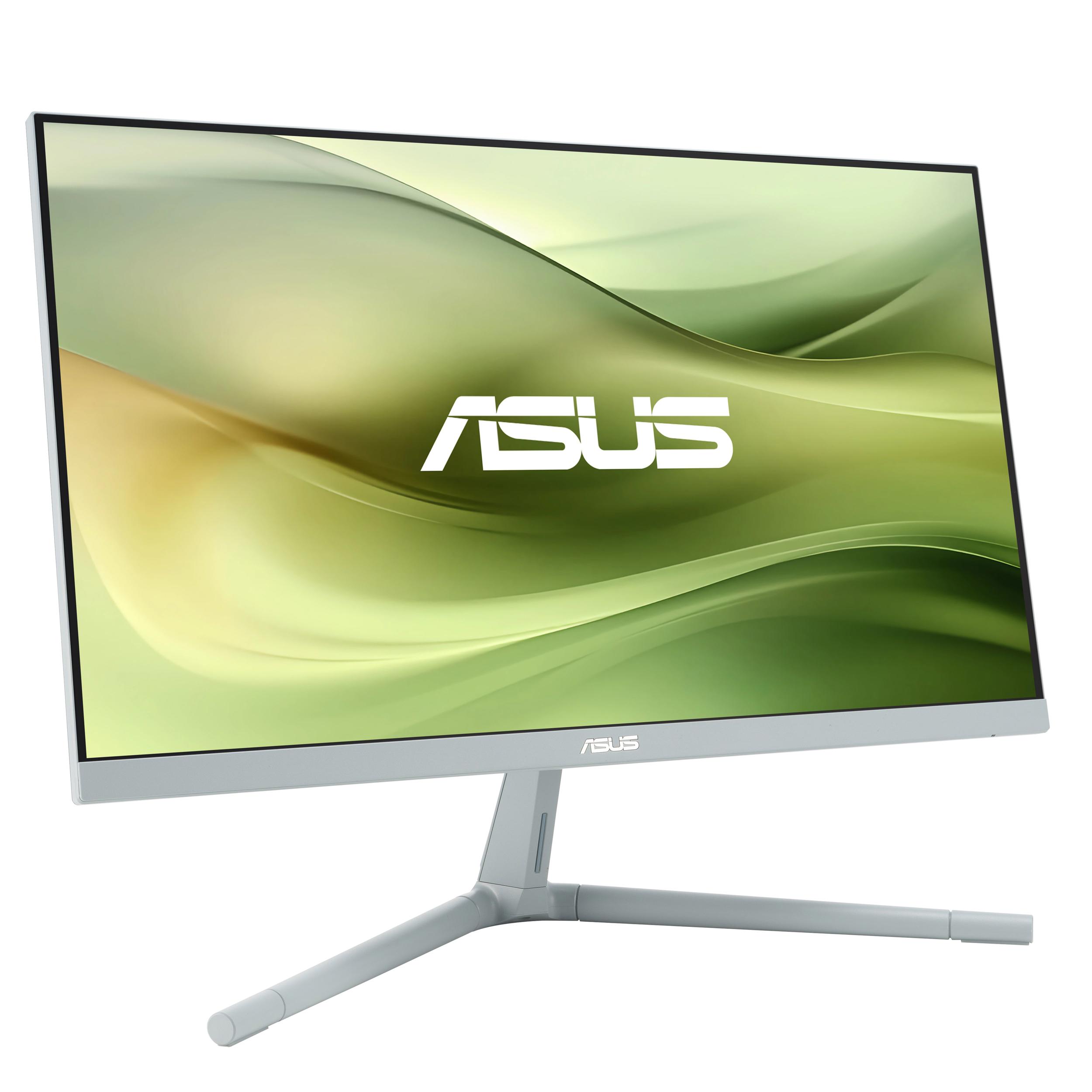 A large main feature product image of ASUS Eye Care VU279CFE-G - 27" 1080p 100Hz IPS Monitor - Green