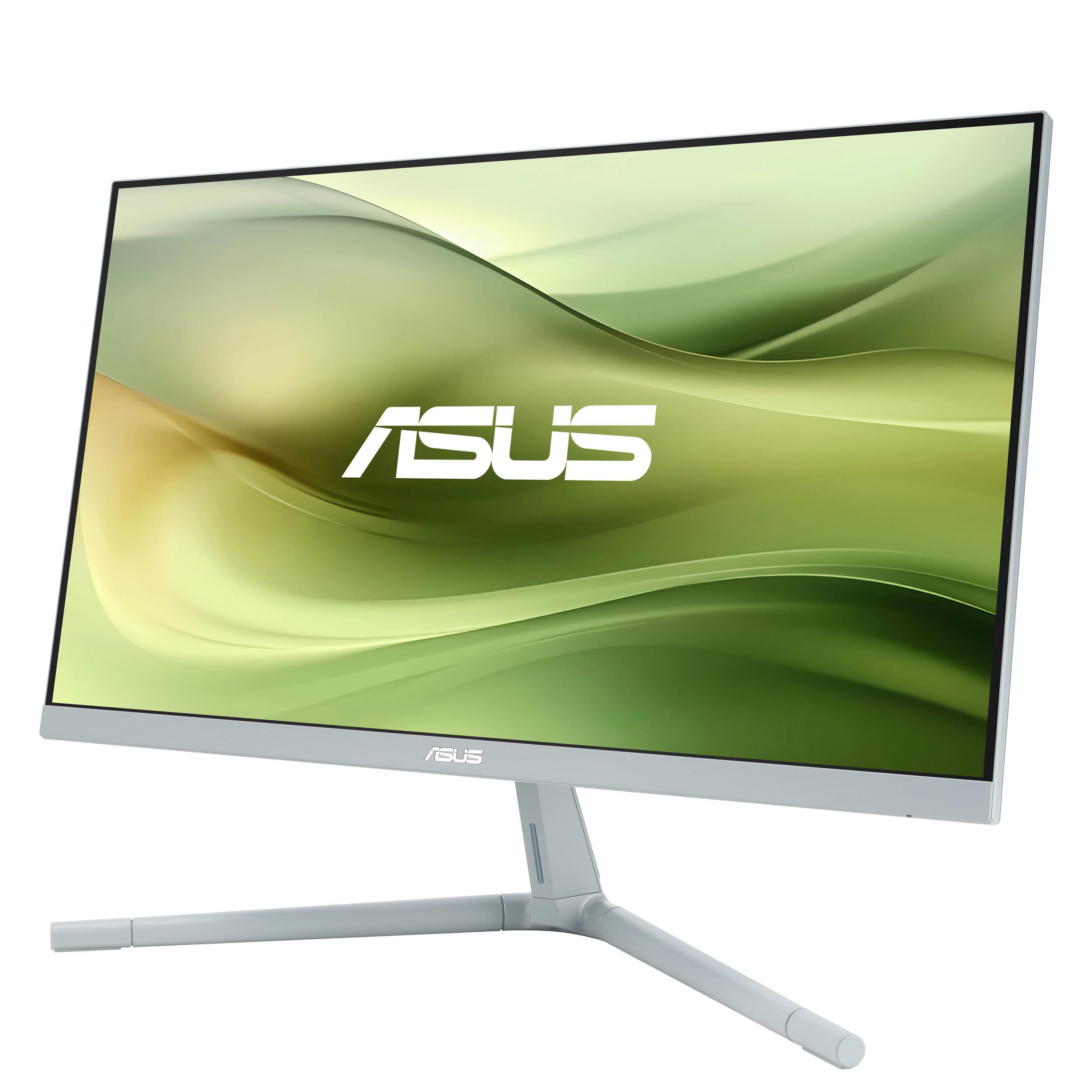 A large main feature product image of ASUS Eye Care VU279CFE-G - 27" 1080p 100Hz IPS Monitor - Green