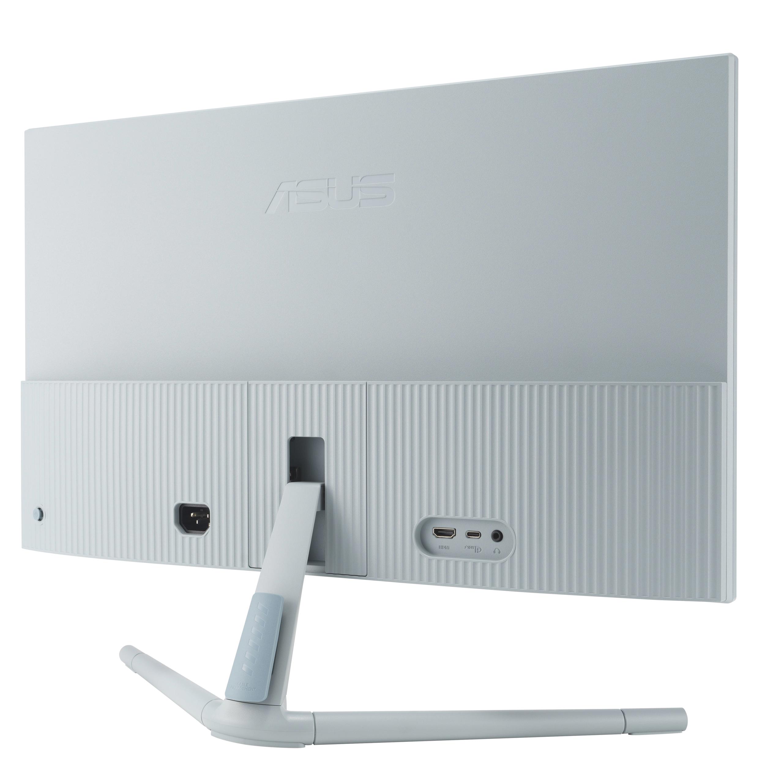 A large main feature product image of ASUS Eye Care VU279CFE-G - 27" 1080p 100Hz IPS Monitor - Green