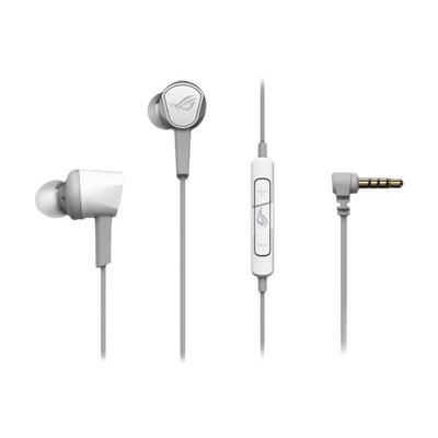 A large main feature product image of ASUS ROG Cetra II Core In-Ear Gaming Headphones - Moonlight White